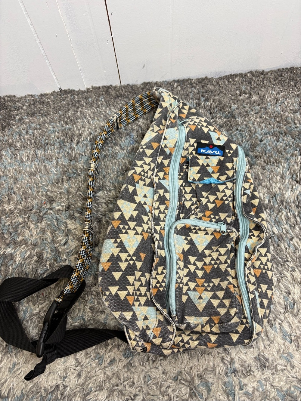 Kavu Rope Bag Womens Geometric Aztec Southwestern Crossbody Utility Gorpcore